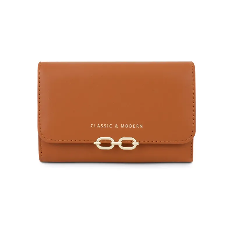 Pi bon Branded Fanm Ultra Mens Trifold Kat Holder Wallet